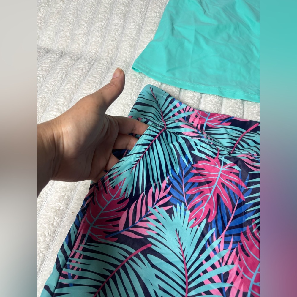 Tropical Print Swim Set - Picture 9 of 11
